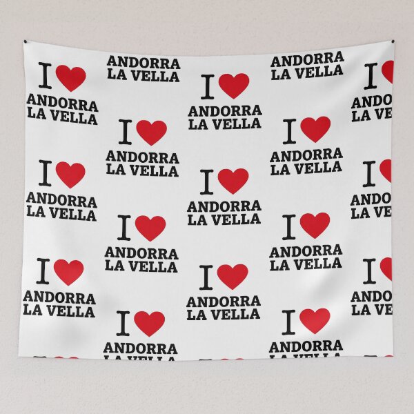 Item preview, I Love Andorra La Vella Pyrenees Mountain Capital Souvenir Heart designed and sold by raedattia.