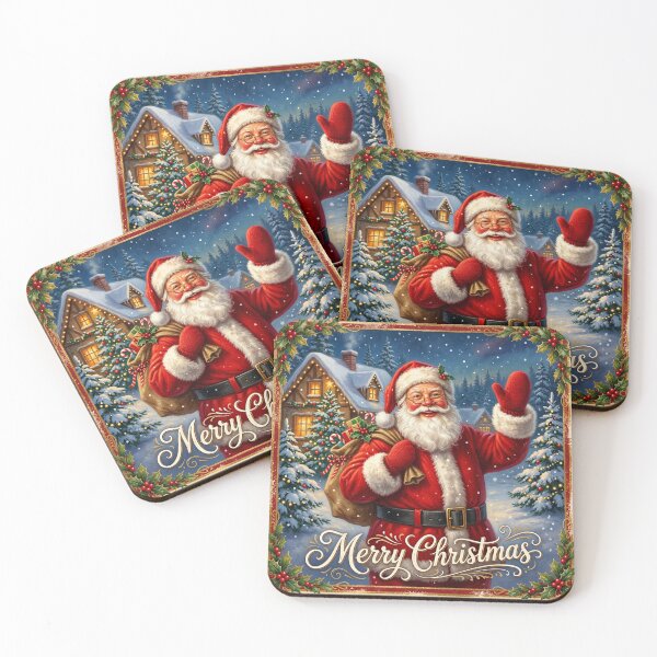 Item preview, Vintage Santa Claus Merry Christmas designed and sold by Simplybe1.