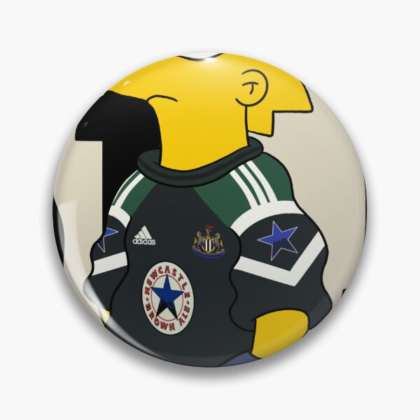 Item preview, Lisa Simpson Newcastle United Football Club NUFC Simpsons Inspired Geordie Toon Print designed and sold by duckindoodle.