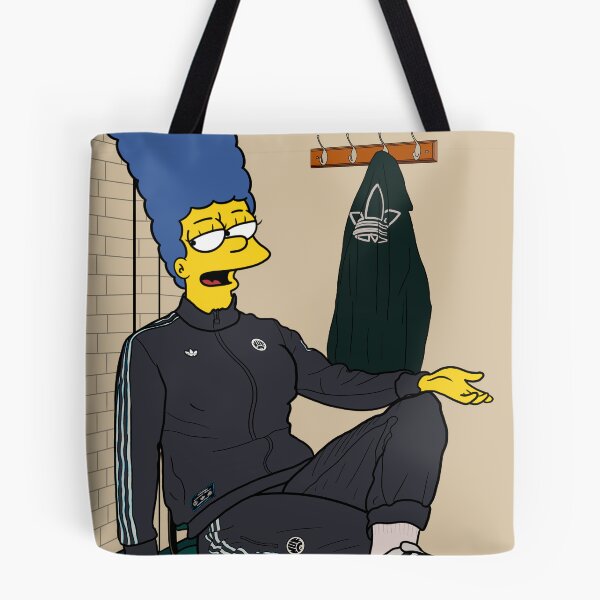 Item preview, Marge Simpson Newcastle United Football Club NUFC Simpsons Inspired Geordie Toon Print designed and sold by duckindoodle.