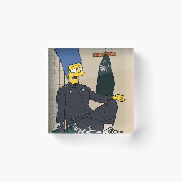 Artikelvorschau, Marge Simpson Newcastle United Football Club NUFC Simpsons Inspired Geordie Toon Print entworfen und verkauft von duckindoodle.