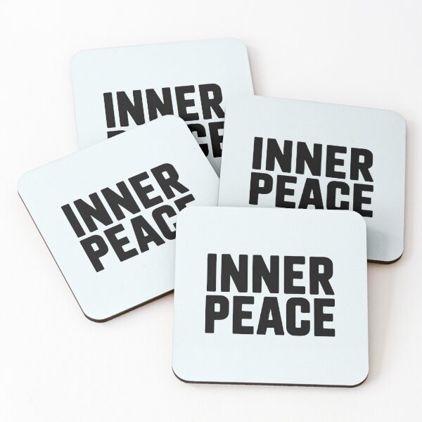Item preview, Inner Peace – Minimalist Mindfulness Quote designed and sold by Jollys-ArtShop.