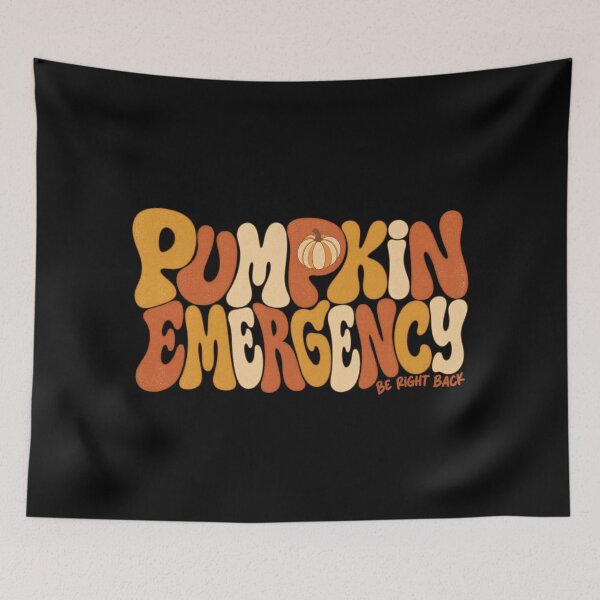 Item preview, Pumpkin Emergency Be Right Back Funny Fall designed and sold by PhylonBoxx.