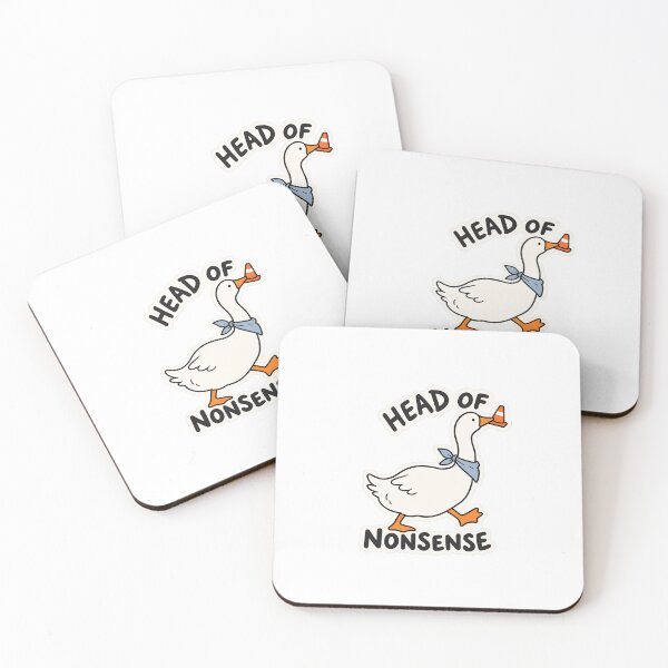 Item preview, Head of Nonsense Funny Goose Traffic Cone designed and sold by Two Hearts Studio.