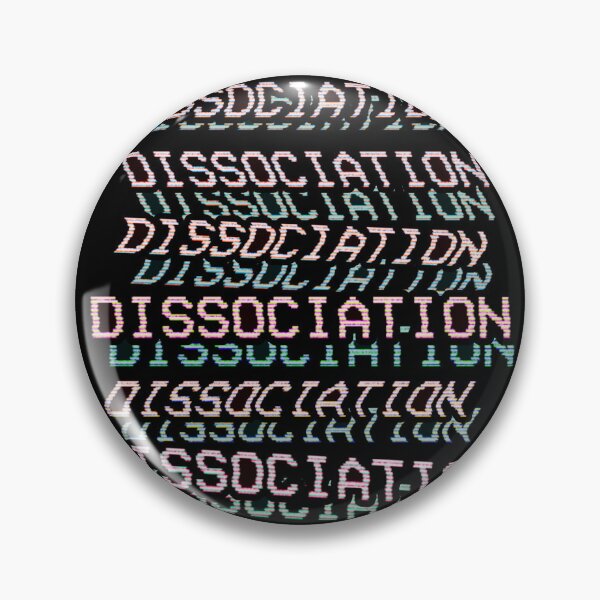Item preview, Dissociation Mental Health Glitch designed and sold by weirdove.