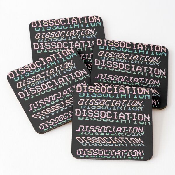Item preview, Dissociation Mental Health Glitch designed and sold by weirdove.