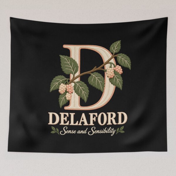 Item preview, Sense and Sensibility: Delaford Stitched Monogram designed and sold by Fenay Designs.