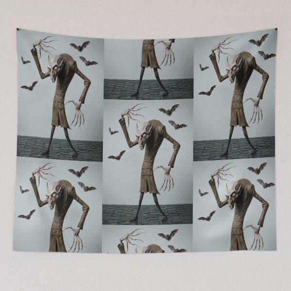 Item preview, Count Orlock stylized portrait dark lord of Vampires illustration designed and sold by Vintage Designs +.