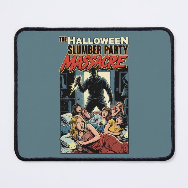 Item preview, The Halloween Slumber Party Massacre Mashup Comic book poster designed and sold by tigrootiger.