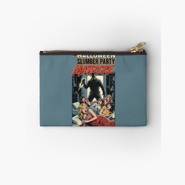 Item preview, The Halloween Slumber Party Massacre Mashup Comic book poster designed and sold by tigrootiger.