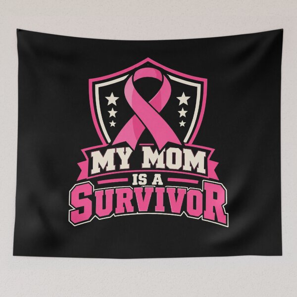 Item preview, My Mom Is A Survivor Breast Cancer Survivor Mom designed and sold by FolkGraphics.
