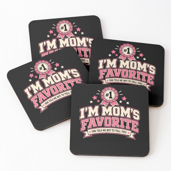 Artikelvorschau, Ich bin Mamas Liebling (Sie hat mir verboten, es dir zu erzählen) Geschwisterrivalität Mutter-Kind-Humor entworfen und verkauft von FolkGraphics.
