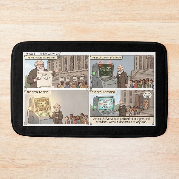 Item preview, Article 2: No exclusion, universal rights for all designed and sold by Mianku | Für das Leben.