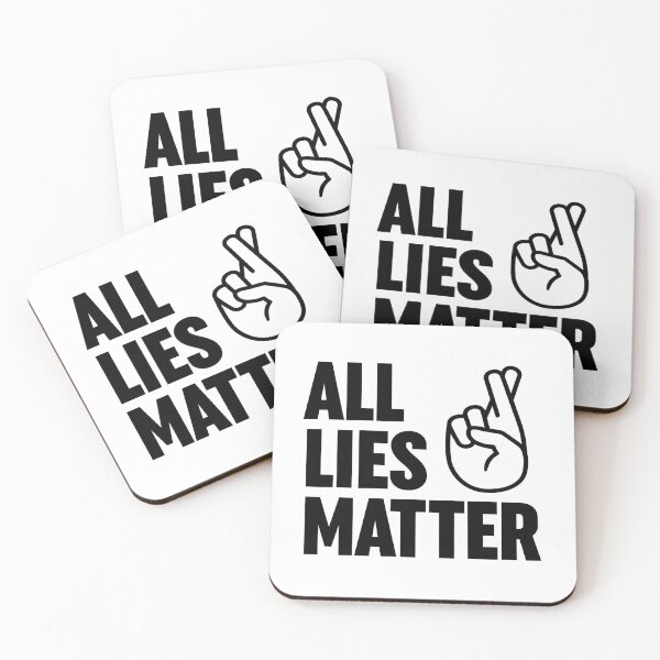 Item preview, All Lies matter + crossed fingers designed and sold by I-dsgn.