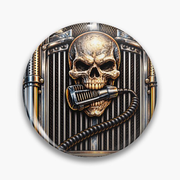 Item preview, Skull Grill Trucker – Steel CB Radio designed and sold by NomadForge.
