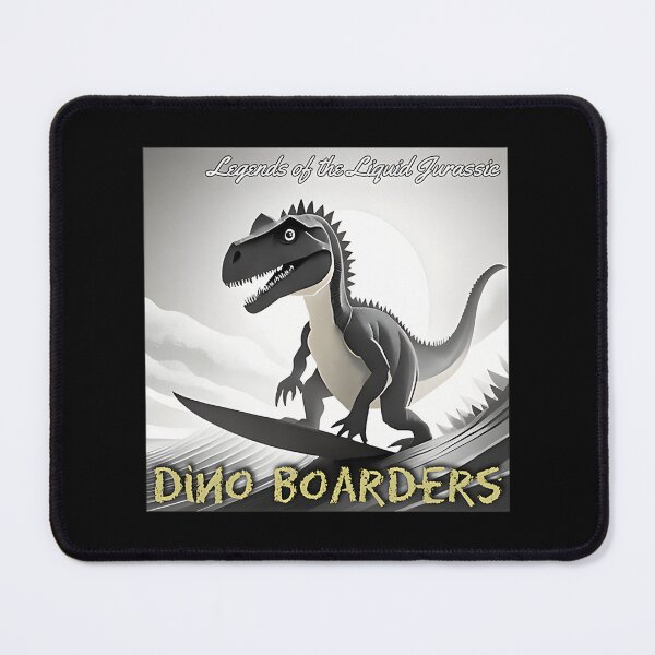 Item preview, Funny Dinosaur Surfing Design - Humorous Prehistoric Surf Art designed and sold by ItIsIsz.