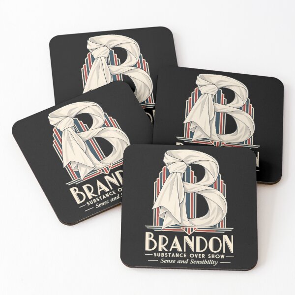 Item preview, Sense and Sensibility: Brandon's Cravat Monogram designed and sold by Fenay Designs.