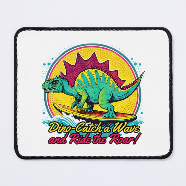Item preview, Funny Dinosaur Surfing Design for Beach and Surf Lovers designed and sold by ItIsIsz.