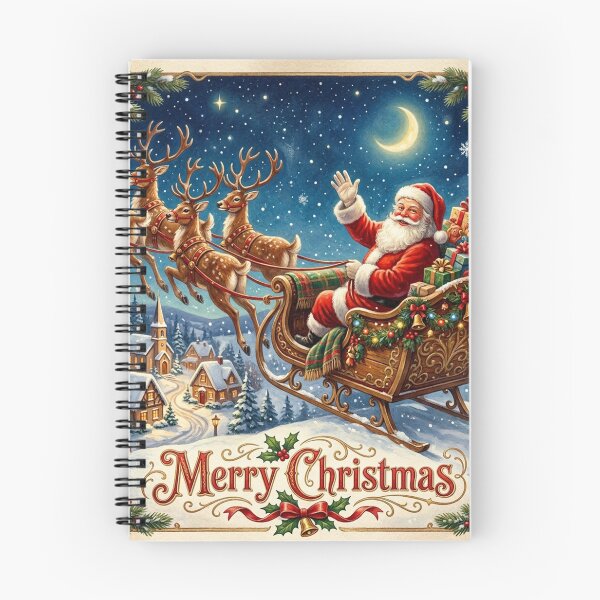Item preview, Festive Santa Sleigh Ride designed and sold by Simplybe1.