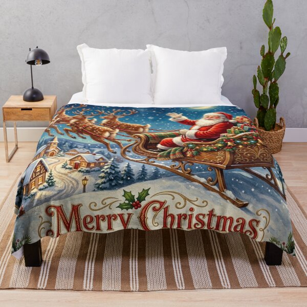 Item preview, Festive Santa Sleigh Ride designed and sold by Simplybe1.