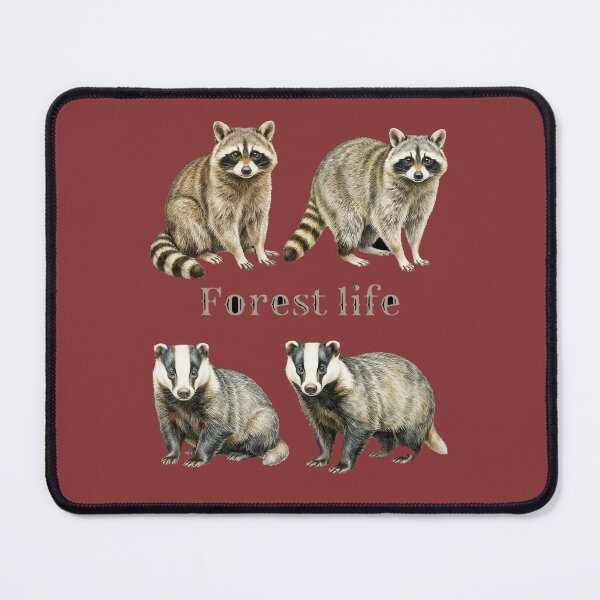 Item preview, Forest life and raccoon designed and sold by Palmtree94.