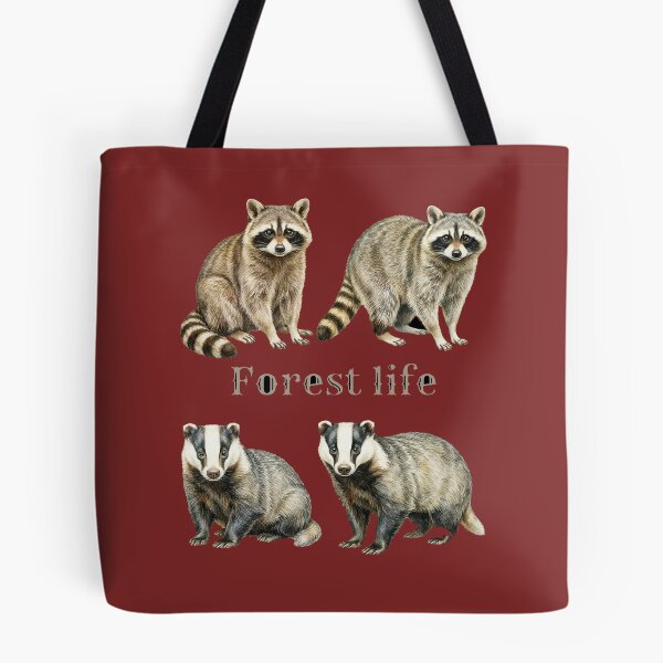 Item preview, Forest life and raccoon  designed and sold by Palmtree94.