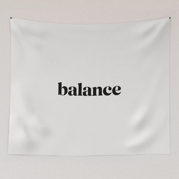 Item preview, Balance – Minimalist Wellness Typography designed and sold by Jollys-ArtShop.
