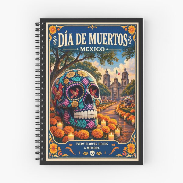 Item preview, Día de Muertos Mexico — A Memory in Every Flower designed and sold by DibujandoPorfa.