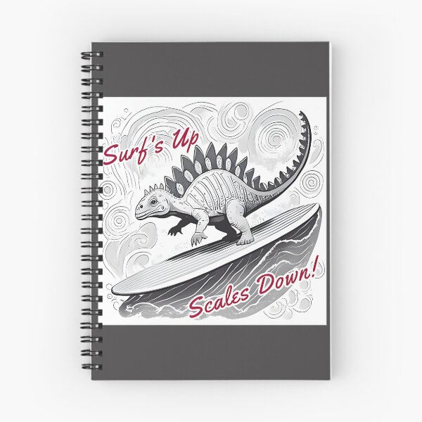 Item preview, Funny Dinosaur Surfing Design for Beach and Summer Lovers designed and sold by ItIsIsz.