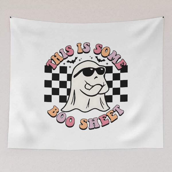 Item preview, Funny Ghost Sunglasses Boo Sheet Retro Halloween designed and sold by Dmo3HarkoArt.
