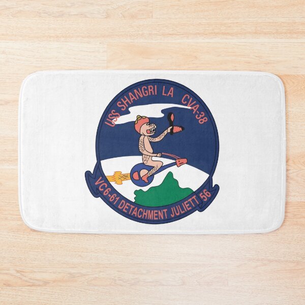 Item preview, USS Shangri-La CVA-38 VC6-61 Detachment Juliett 56 Insignia Patch designed and sold by CharlieDesings.