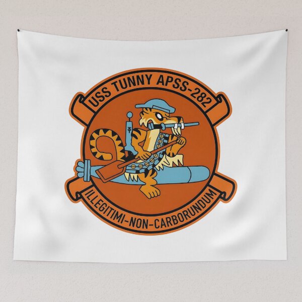 Artikelvorschau, USS Tunny APSS-282 U-Boot-Abzeichen-Patch entworfen und verkauft von CharlieDesings.