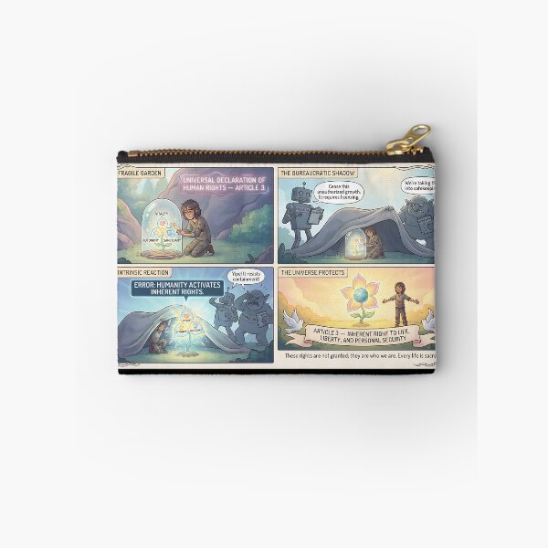 Item preview, Human rights: UN declaration protects life and liberty designed and sold by Mianku | Für das Leben.