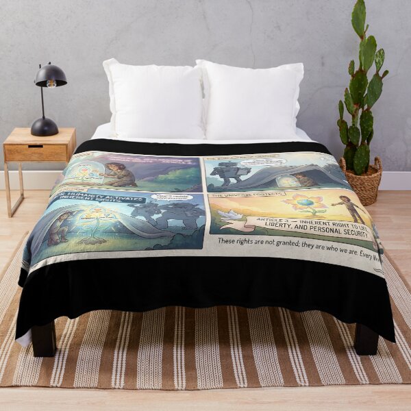 Item preview, Human rights: UN declaration protects life and liberty designed and sold by Mianku | Für das Leben.
