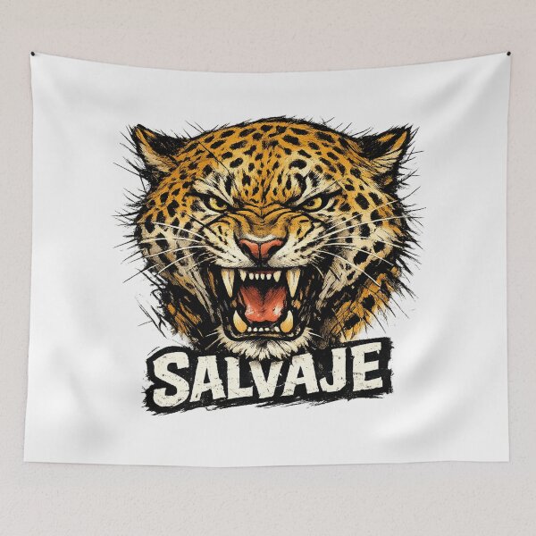 Item preview, Salvaje Leopard – Wild Animal Art designed and sold by simplehcity.