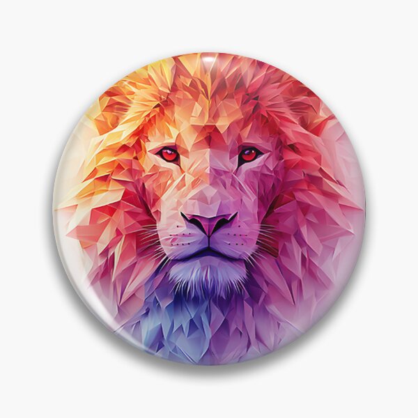 Aperçu de l'œuvre Motif abstrait de lion avec une forme de diamant créée et vendue par Francis2020.