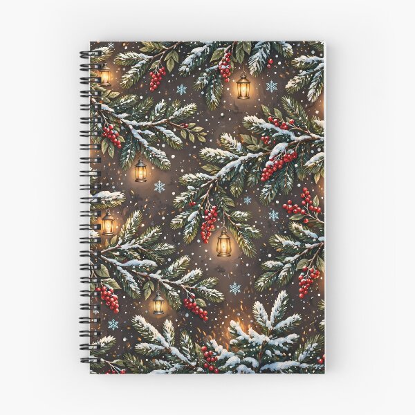 Item preview, Fireside Spruce — Cozy Winter Pine Pattern | Hashola Designs designed and sold by Hashola Designs.