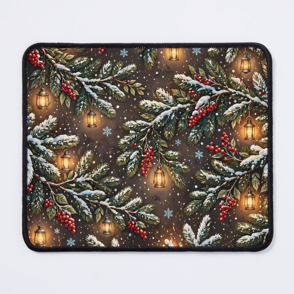 Item preview, Fireside Spruce — Cozy Winter Pine Pattern | Hashola Designs designed and sold by Hashola Designs.