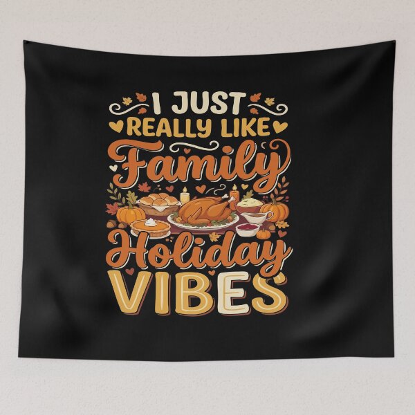 Item preview, Family Holiday Vibes Thanksgiving Autumn Feast designed and sold by AmeliaShirts.