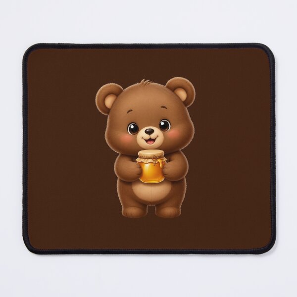 Item preview, Adorable Honey Bear with Jar of Golden Honey- Cute Animal designed and sold by All About DigiCraft by Fedelina.
