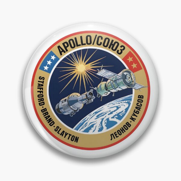 Artikelvorschau, Offizielles Missionsabzeichen des Apollo-Sojus-Testprojekts entworfen und verkauft von CharlieDesings.