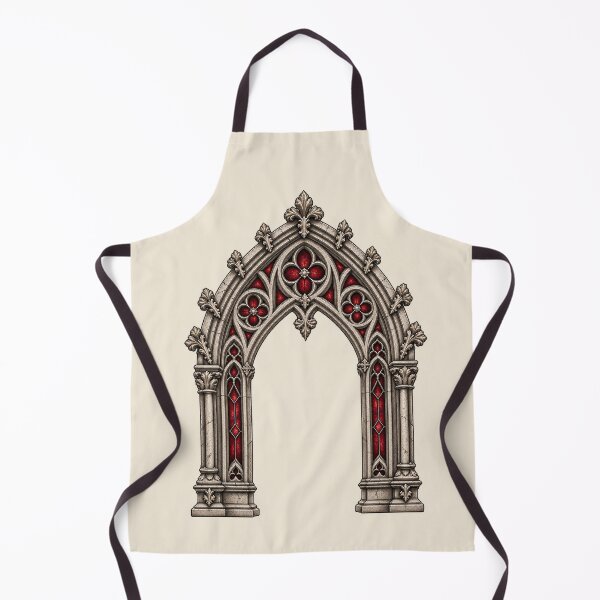 Item preview, Gothic Cathedral Arch – Crimson Stained Glass designed and sold by MetaModel Editions.