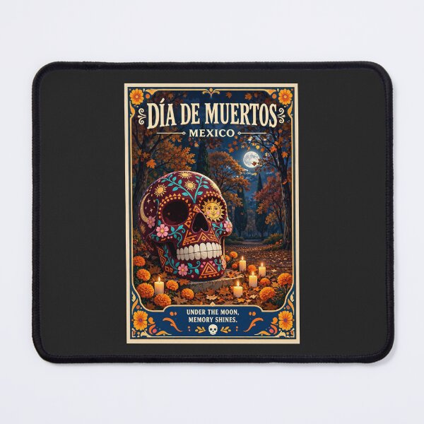 Item preview, Día de Muertos Mexico — Memory Under the Moon designed and sold by DibujandoPorfa.