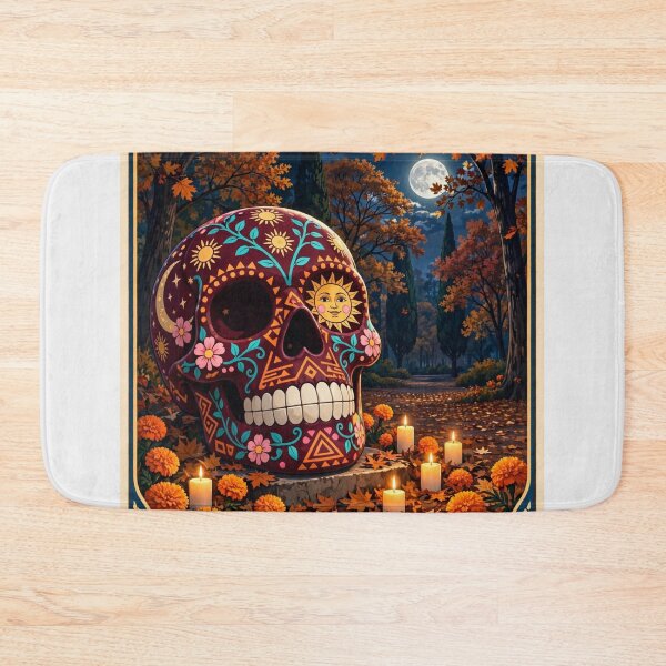 Item preview, Día de Muertos Mexico — Memory Under the Moon designed and sold by DibujandoPorfa.