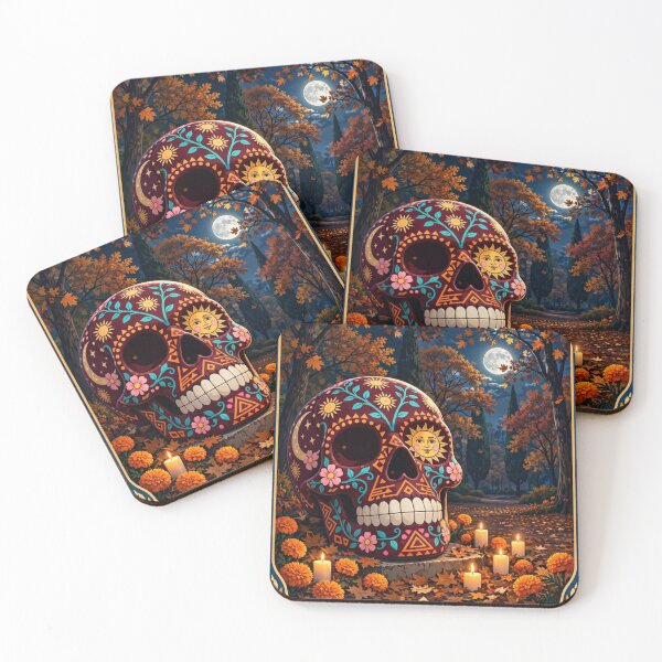 Item preview, Día de Muertos Mexico — Memory Under the Moon designed and sold by DibujandoPorfa.