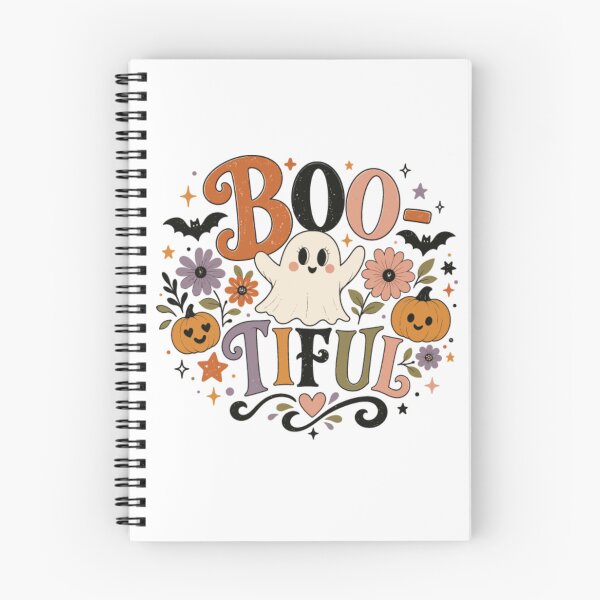 Item preview, Boo-tiful Cute Ghost Floral Halloween Retro Spooky Season Apparel & Decor designed and sold by Palette & Hue.