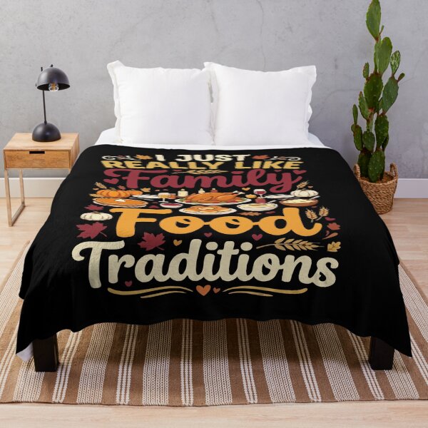 Item preview, Family Food Traditions Thanksgiving Feast designed and sold by AmeliaShirts.