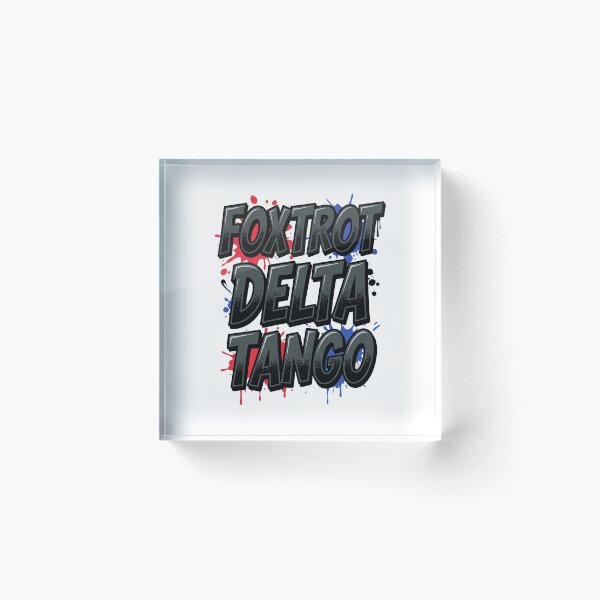 Artikelvorschau, Foxtrot Delta Tango (FDT) Phonetik entworfen und verkauft von ArtDesignTp.