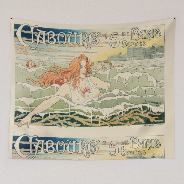 Item preview, Cabourg Seaside Belle Epoque Advertisement designed and sold by artofuniverse.