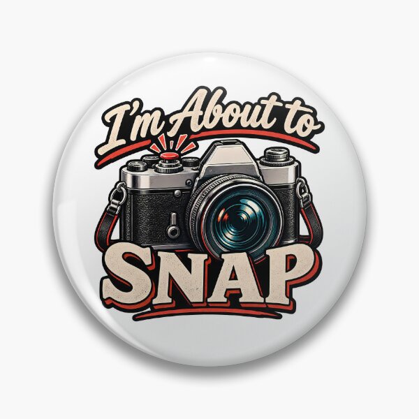 Item preview, I'm About To Snap Funny Film Camera Photography Pun Retro designed and sold by Photo-Sphere101.